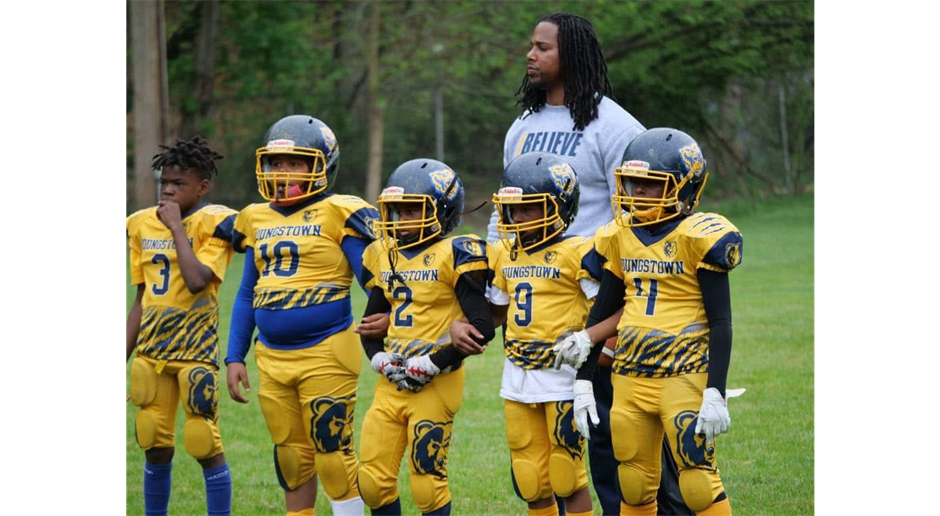 Coach Randy and some of the boys